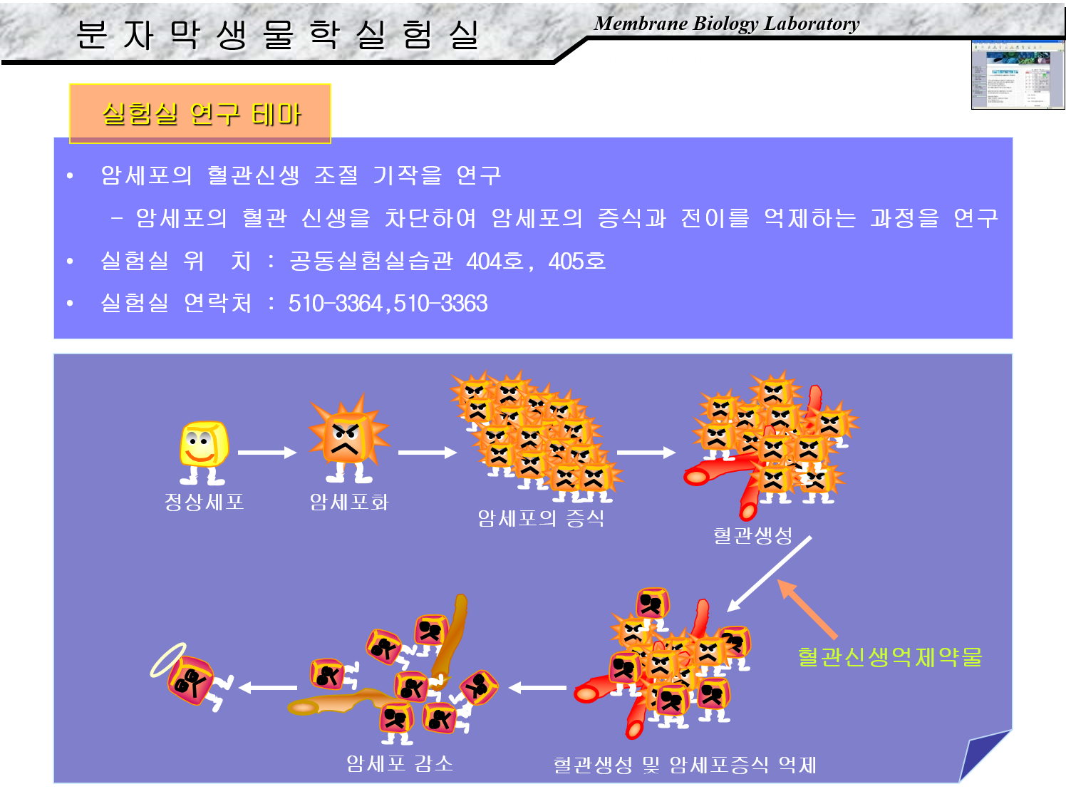 분자막생물학실