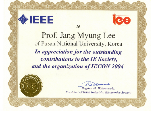 IECON 2004 In appreciation for the outstanding main image