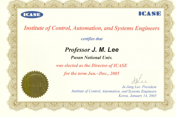 Institute of Control, Automation, and Systems Engineers(ICASE)  elected as the Director of ICASE main image